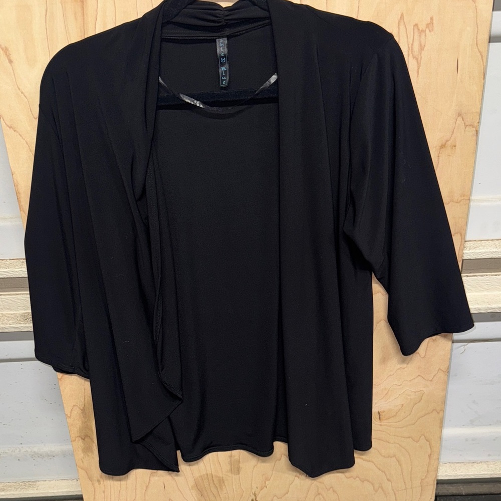 Chic Black Women's Cardigan